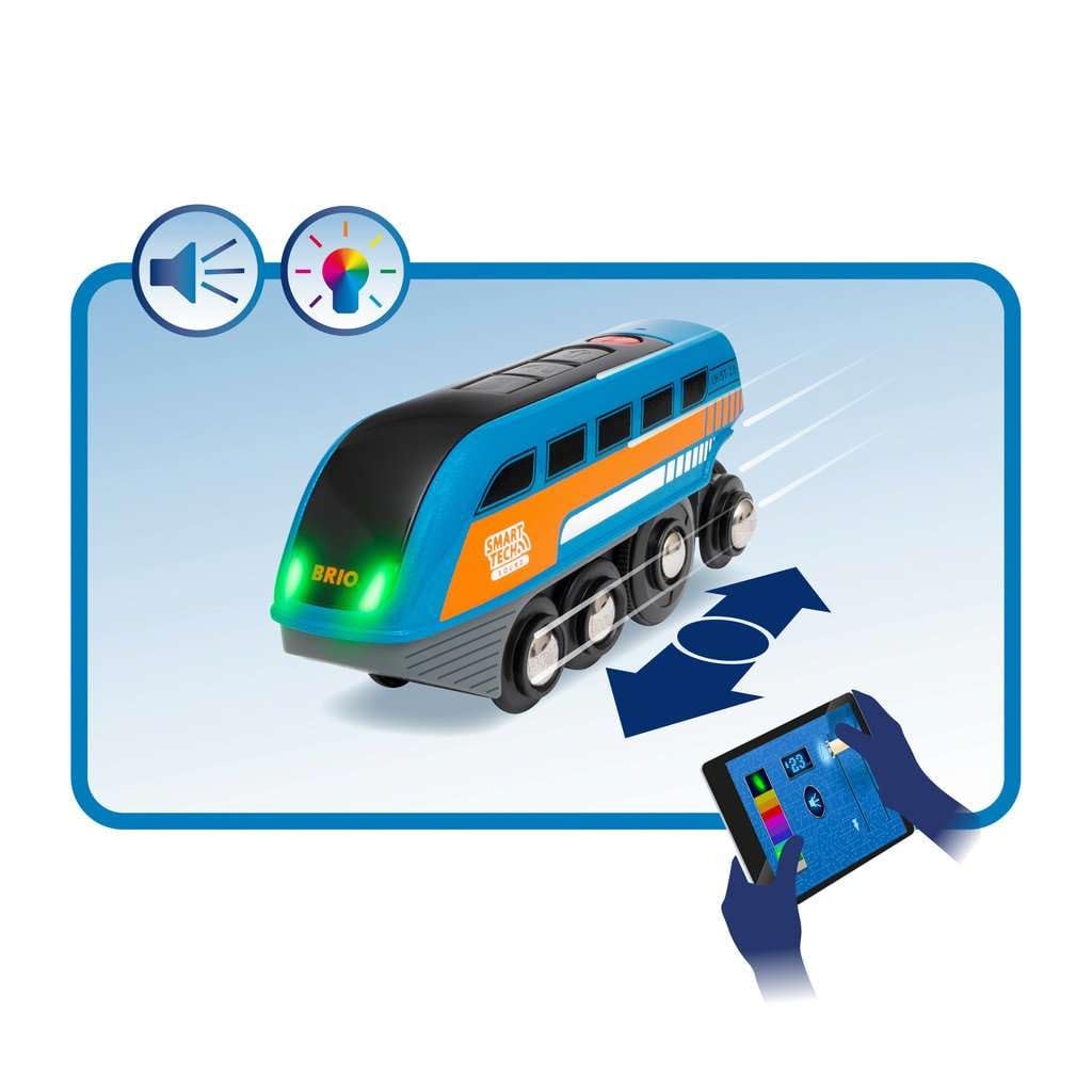 BRIO 63397100 World Smart Tech Sound: Motor de grabación y reproducción para niños de 3 años en adelante Compatible con Todos los Juegos de Trenes