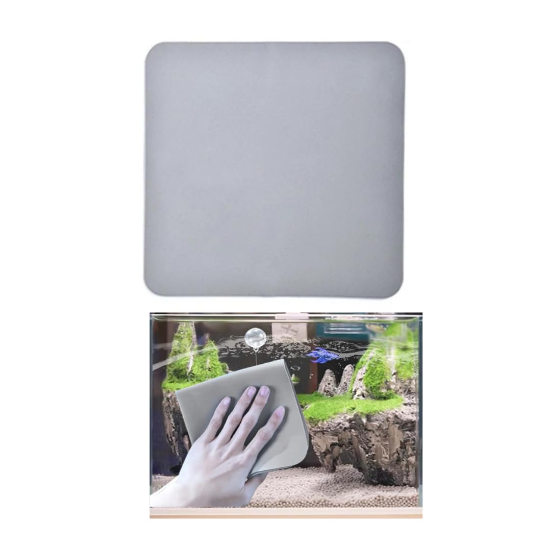 SANSEFERO Premier Plants Aquarium Fish Tank Glass Cleaning Cloths For Ultra Clear Water Absorption Pva Matterials Microfibre Glass Cleaning Aquarium Cleaner Towel Grey(Ypj-352) (B0CQKG3GBR) Amazon Price History, Amazon Price Tracker