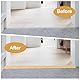 TECDW 200x7cm übergangsprofil selbstklebend Selbstklebend,flexibel übergangsleiste Boden rutschfest,PVC übergangsleiste zum Abdecken von Türen, Fliesenteppich zu Fliese (ursprüngliches Holz)