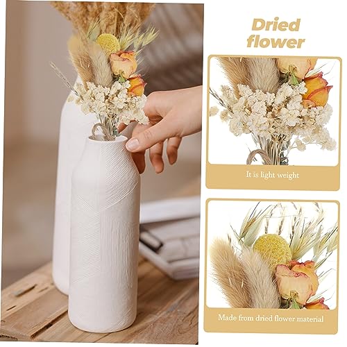 6 ramos mini de flores secas con tallos para decoración miniatura 4