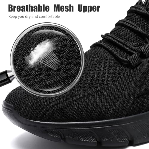 Image of Mens Running Shoes Slip On Tennis Walking Sneakers Gym Athletic
