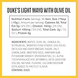 Duke’s Light Mayonnaise with Olive Oil Blend - Smooth & Creamy, 18 Ounce (Pack of 1)