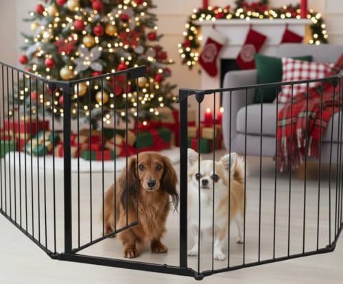 iimono117 �n�[�X�Q�[�g 5�� XL �� �t�F���X �y�b�g�t�F���X �u������ �h�A�t�� [ ���� 75cm ] �y�b�g�Q�[�g �x�r�[�Q�[�g �X�g�[�u�K�[�h ������ ���C�A�E�g���R ���� �Q�[�g �� �܂肽���� �K�i �� �� ���t�� (�u���b�N)