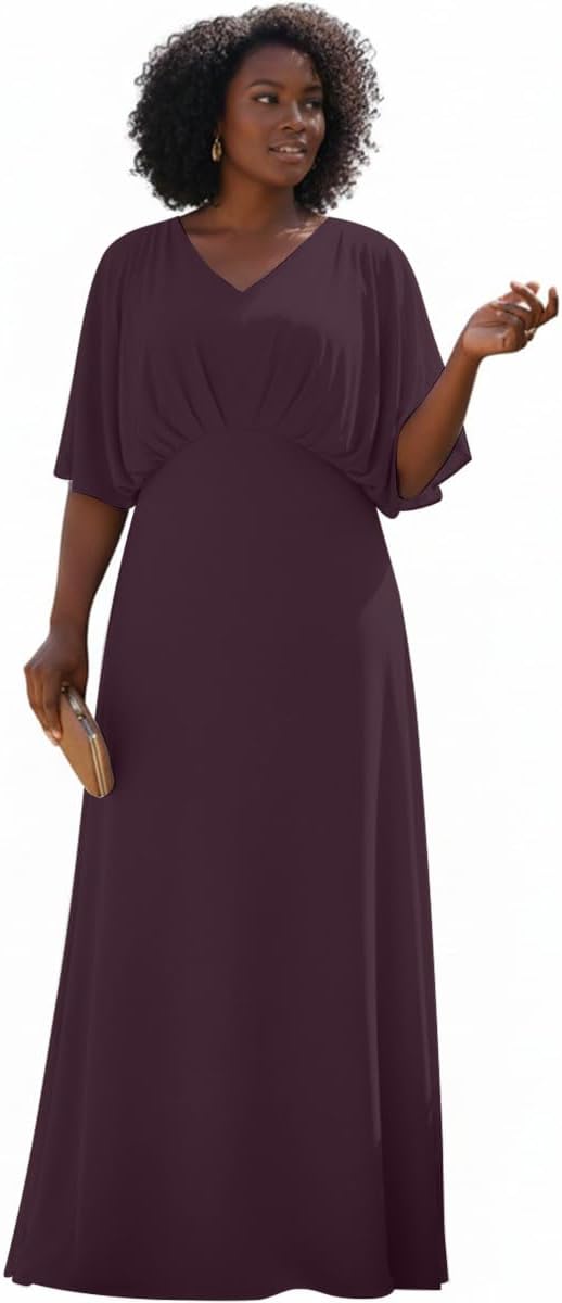 KOH KOH Womens Long Flowy Empire Waist Wedding Guest Bridesmaid Maxi Dress