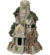 Blue Ribbon EE-5657 Cambodian Temple Ruins Exotic Environments Aquarium Ornament, Brown