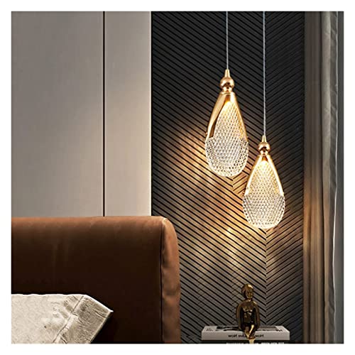 Lampe suspendue LED moderne crée une ambiance douce dans le salon