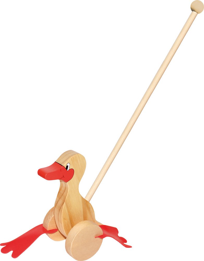 GoKi Wooden Push Along Duck