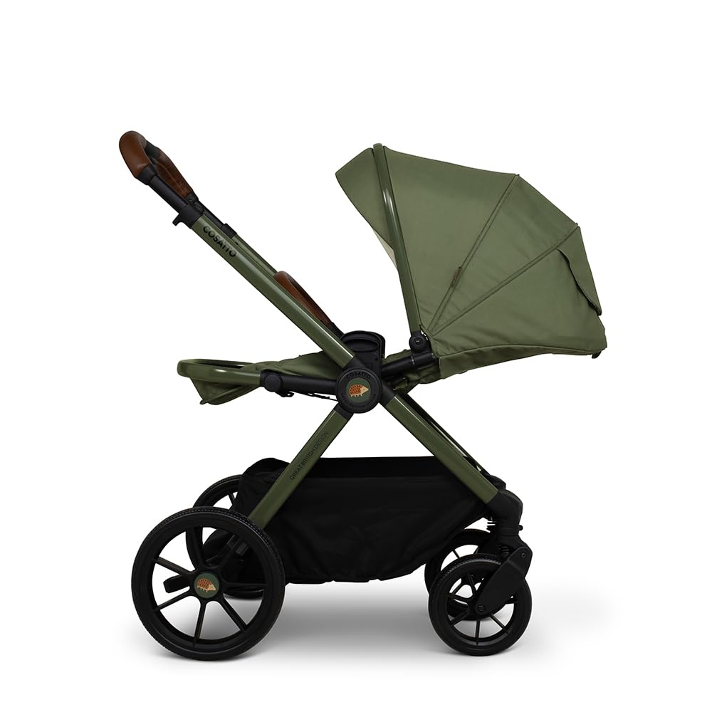 COSATTO Giggle 4 Travel System - Sistema da viaggio 3 in 1, 0-25 kg, ca. 4 anni, pieghevole, carrozzina, carrozzina, navicella, seggiolino auto, seggiolino i-Size gruppo 0+, seggiolino auto e