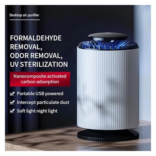 Purificador de aire para interiores compacto compatible miniatura 4