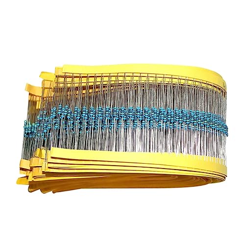 ULTECHNOVO 1460 Unidades Resistor De 50 Ohms Resistor De Filme 1/4w Projetos Eletrônicos Kit De Resi