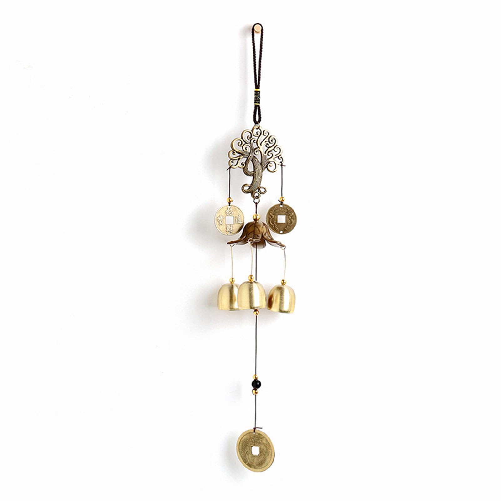 Carillon de Feng Shui en métal pour décoration de magasin