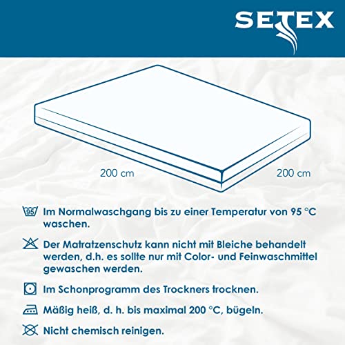 Matratzenschoner 200 x 200 cm aus Molton von SETEX