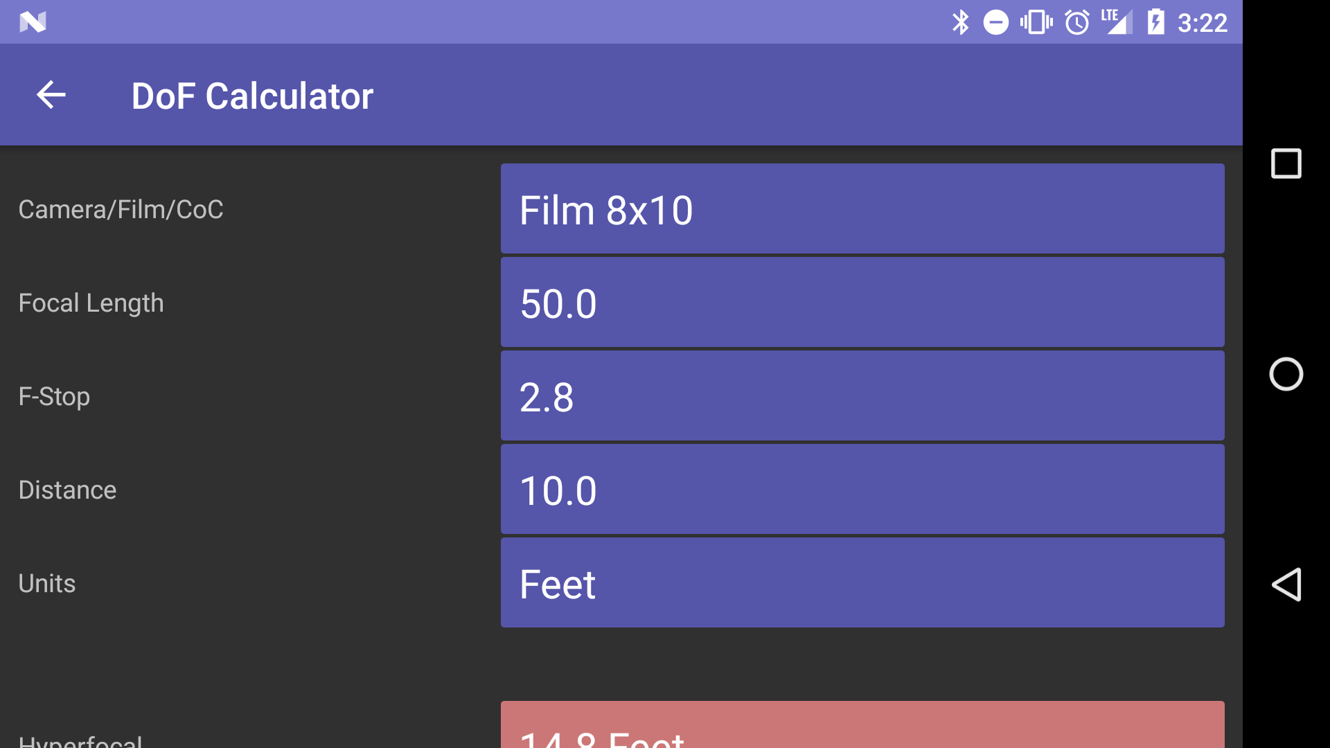 Light Meter for Android