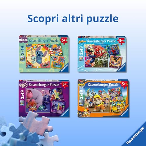 Ravensburger - Puzzles Rubble And Crew Confezioni Da 3 | Puzzle Bambini 5 Anni O Più | Regalo Bimba 5 Anni 3 X 49 Pezzi | Puzzle Bambini 21 X 21 Cm | Puzzles Perfetti Ravensburger - 6