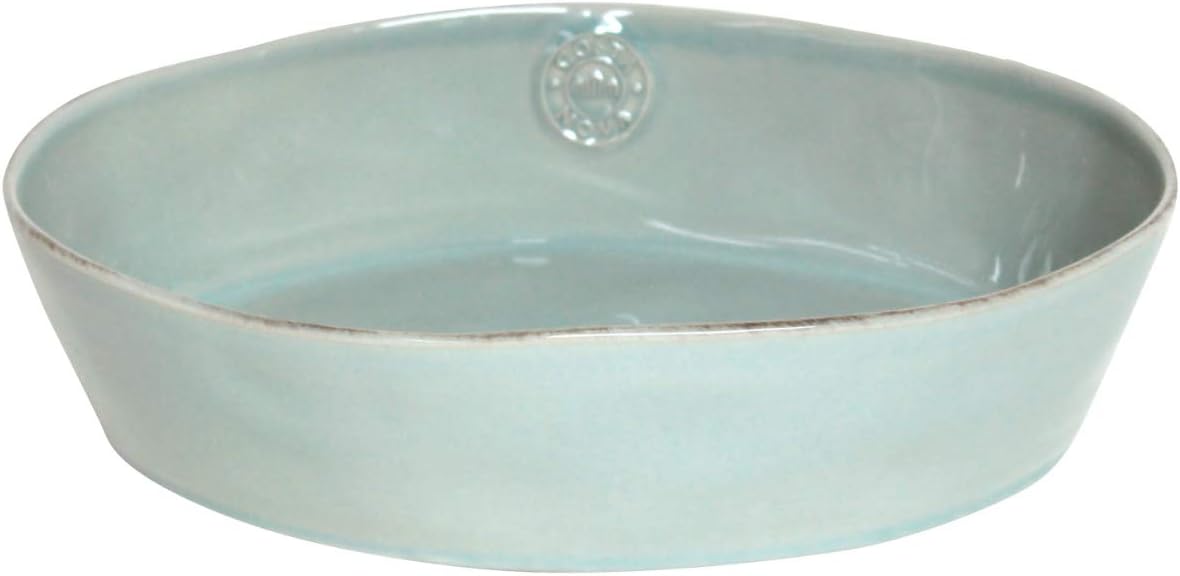 Costa Nova NOA301T Heat Resistant Plate, Oval Baker, Approx. 11.8 inches (30 cm), Nova, Turquoise