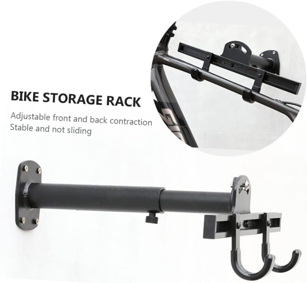 BESPORTBLE 1set Bike Wall Mount Hanger Storage Rack for Garage and Home Space-saving Display for Road Mountain and Boys and Girls