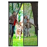 【Fuerza de Unión Ideal】Para mejorar la fuerza de unión de mosquitera puerta, aumentamos el ancho de cinta a 4 cm, que es casi el doble del ancho tradicional. De esta forma, puede soportar el peso de cortinas mosquiteras para puertas y no se caerá fácilmente. Además, viene con chinchetas de metal de alta calidad, lo que ayuda a que cortina mosquitera con imanes sea más estable y duradero.