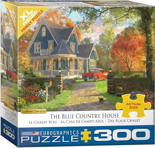 Eurographics 8300-0978 'Casa de Campo Azul Puzzle (300 Piezas)