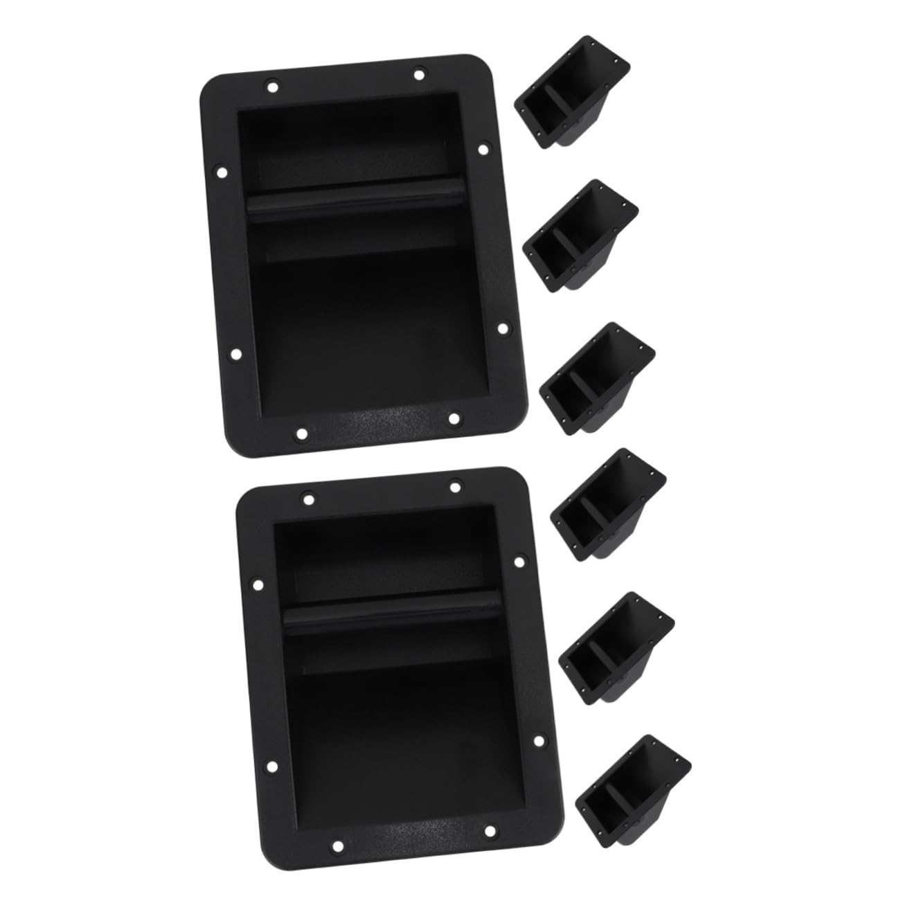 DOITOOL 2sets Speaker Handle Part Amplifier Handle Replacement Easy Install Lightweight Space-Saving Speaker Grasp 4pcs*2