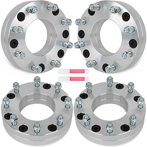 SCITOO 4Pcs 6x5.5 to 8x170 Wheel Adapters 2 inch Bore 108mm