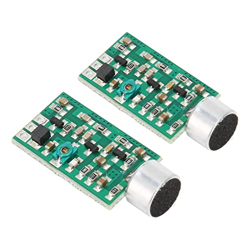 Lungo raggio: scheda centrale del microfono per emissione FM che utilizza alimentatore da 9 V, cavo da 0,7 m/2,3 piedi come , distanza di trasmissione in luoghi aperti di 50‑100 m/164,0‑328,1 piedi, la distanza di comunicazione effettiva varia a seconda 'ambiente, a posizione del ricevitore La sensibilità, ecc. sono diverse.