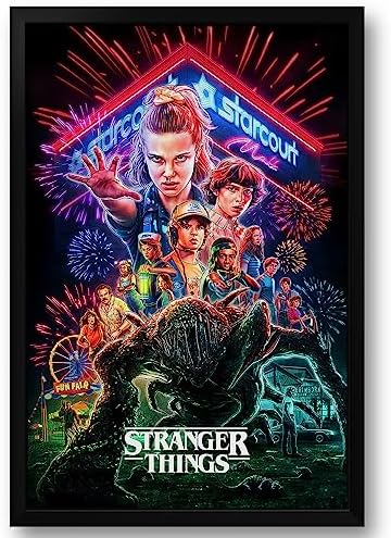 Genérico Quadro Decorativo Série Stranger Things Netflix | 40x60c...