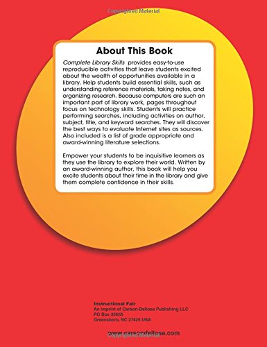 Complete Library Skills, Grade 6