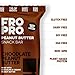 FROPRO Plant Protein Snack Bars - Plant Based Protein Bars, All-Natural, Gluten, Dairy, & Soy Free, High Protein Bars with Low Calories | Chocolate Crunch, 12 Pack