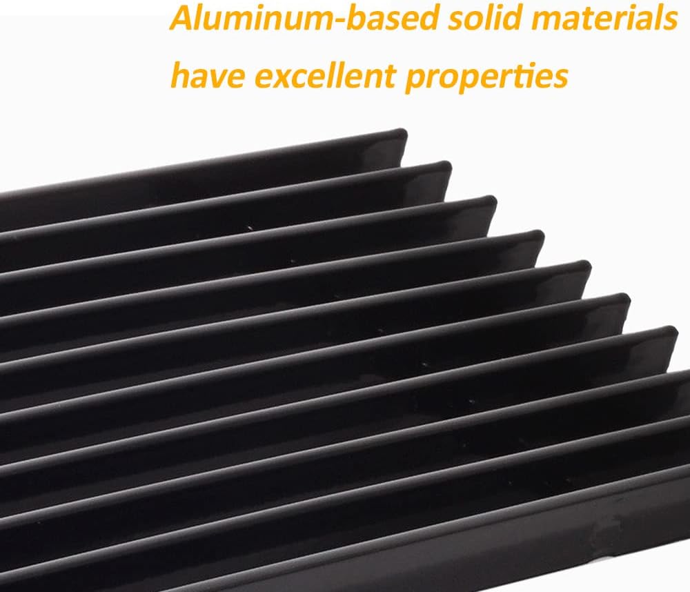 Black Aluminum Billet Grille Insert for Ford F-150 2009 2010 2011 2012 2013 2014 Lower Bumper Grill Compatible with F-150 09 10 11 12 13 14
