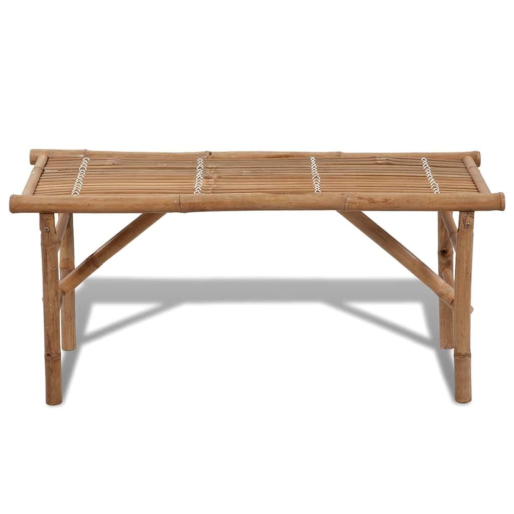 vidaXL Banc de Jardin Pliable 118 cm Bambou