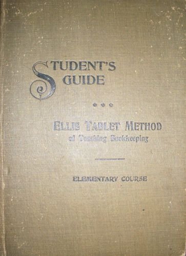 Ellis Tablet Method of Teaching Bookkeeping, St... B004FOK58E Book Cover