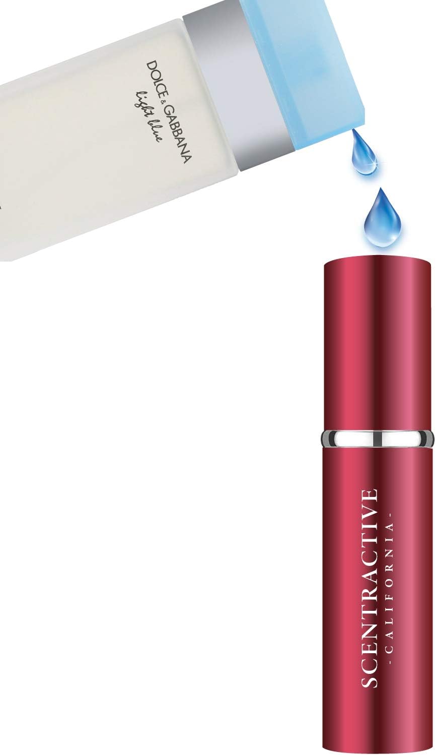 5ml Perfume Atomizer For Woman Refilled With Your Favorite Fragrance as a Complimentary Gift (DG Light Blue for Women)