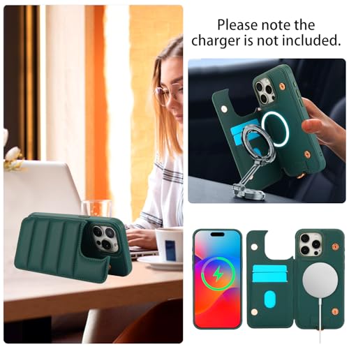 Coque en cuir iPhone 16 Pro Max luxe avec rabat magnétique de protection