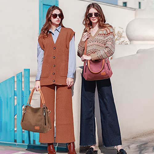 Bolso Tote de Lona para Mujer con Correa Ajustable miniatura 2