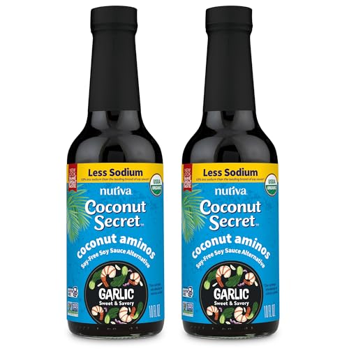 Coconut Secret Aminos Garlic Seasoning Sauce