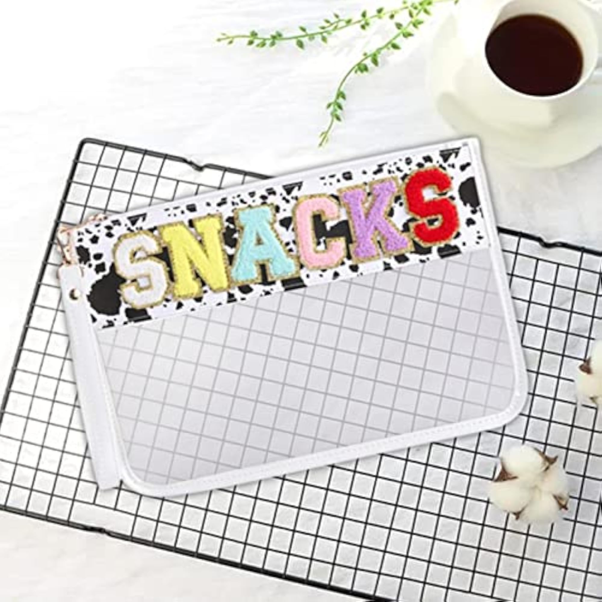 Transparent Cosmetic Bag Bath Toiletry Wash Bag, Black Spots