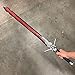 Blazing Steel Medieval Foam Sword Two Hand Sword Dante Devil Rebellion Red Queen (High Density Foam) (Rebellion)