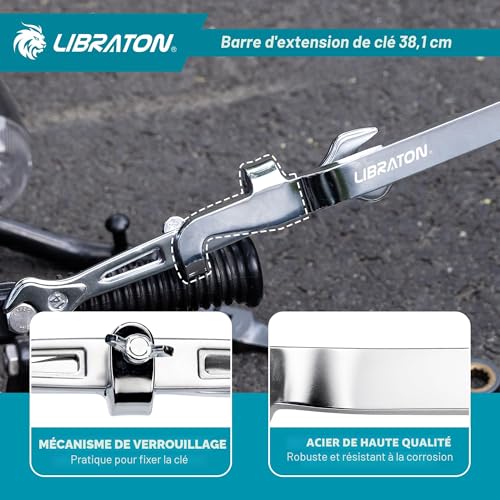 Rallonge de clé contre écrous grippés levier maximal de 38 cm - 6