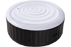 Tlswshsy 5.4 Ft Inflatable Hot Tub Cover