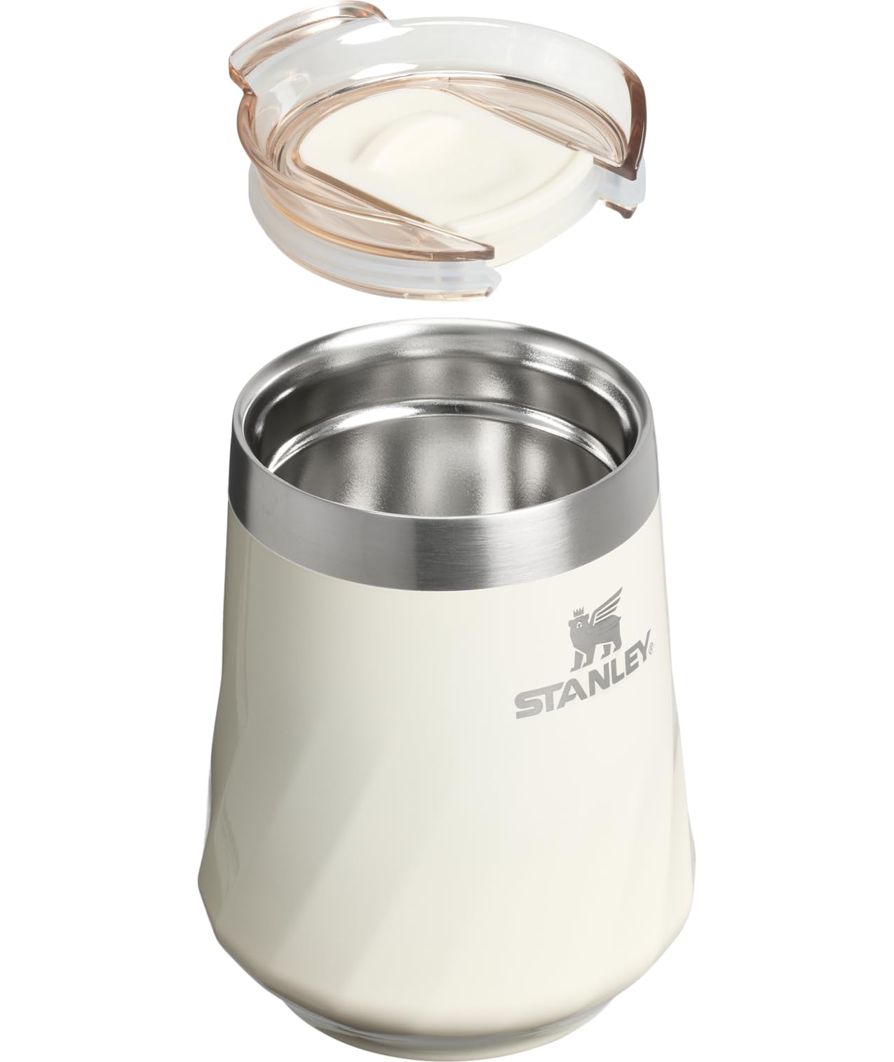 STANLEY Reserve Wine Tumbler | 11 oz Stainless Steel Travel Mug For Wine, Cocktails, Soda | Keeps Drinks Cold for Hours | BPA-Free | Cream Gloss