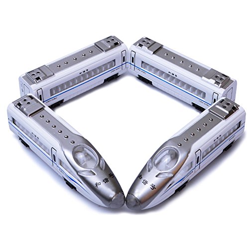 Juguetes del tren, tren de pasajeros de CRH Metro del subterráneo Juguete modelo del juguete Viaje magnético del tirón del metal Trian Diecast Juego del juguete Regalo para el