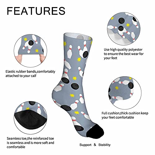 Image of Pehede Socks Mens Fun Dress Socks for Women Funny Novelty Crazy Design Socks
