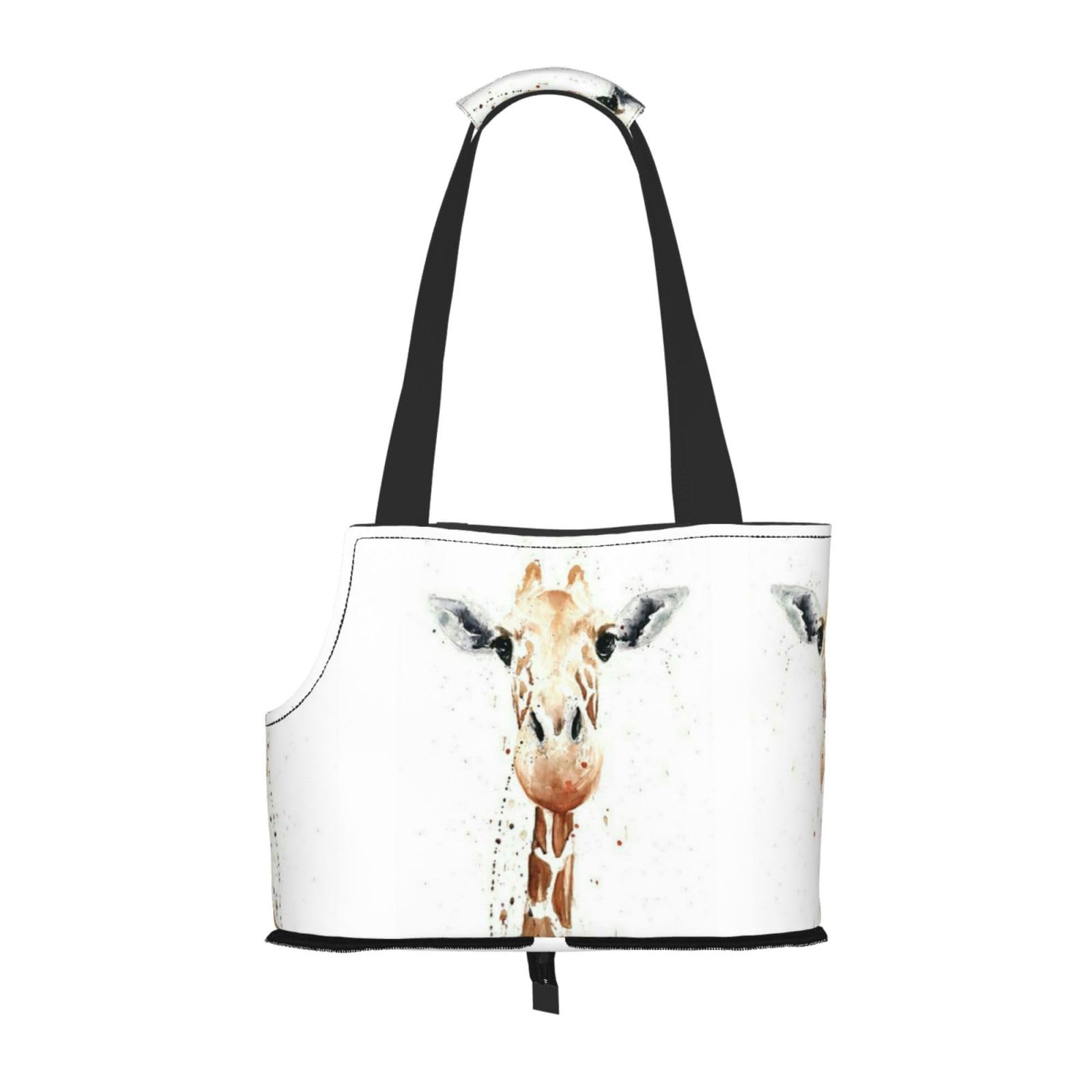 Clever Giraffe Pet Portable Foldable Shoulder Bag, Dog and Cat Carrying Bag, Suitable for Subway Shopping, Etc.