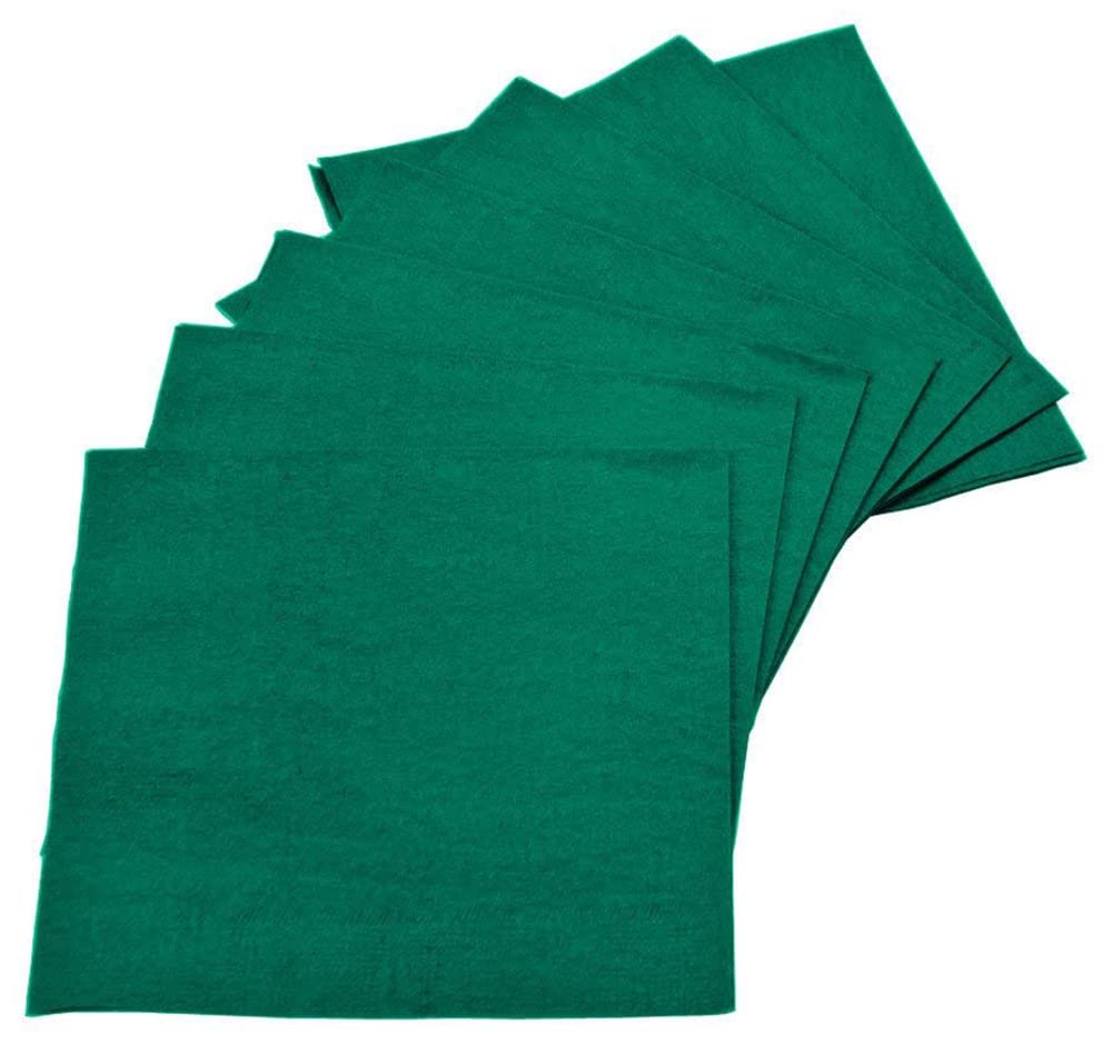 Servilletas de cóctel de 2 capas, color verde, paquete de 250 unidades