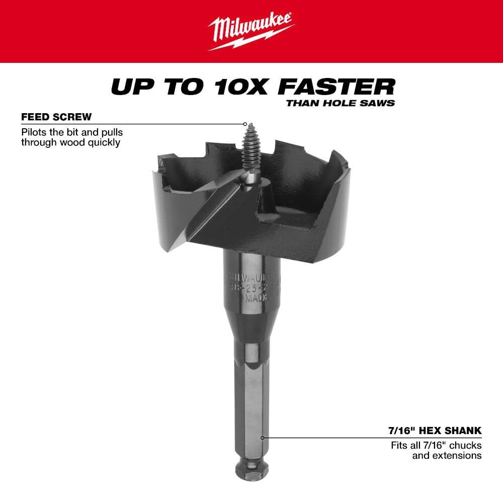 Wood Drilling Bit, 3In.Dia., Self Feed — Amazon image 2
