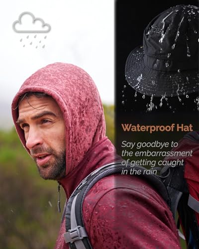 Hat Hut Waterproof Bucket Rain Hat
