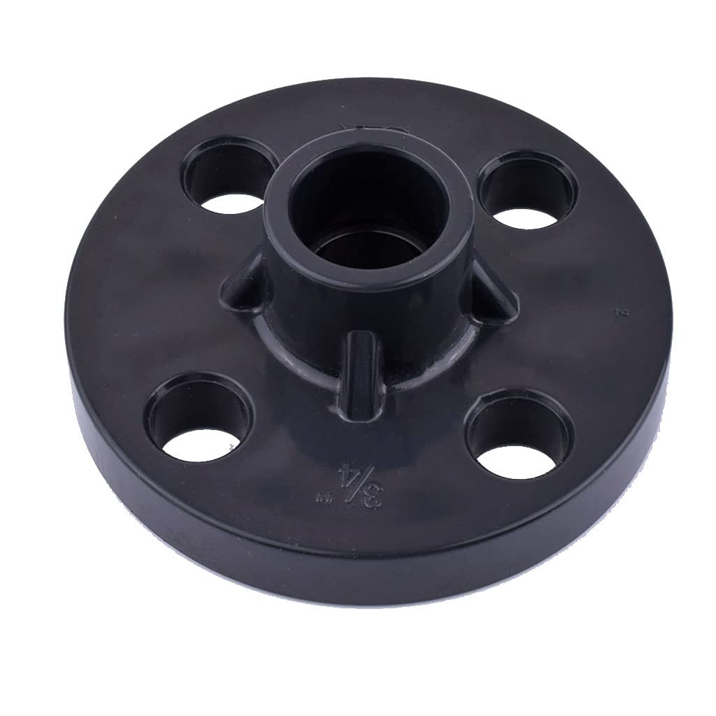UPVC 20 25 32 40 50 63 Connecteur De Tuyaux De Bride Mm PVC Adaptateur, Accessoires Chimiques (Color : Inner Dia 40mm, Diameter : 1Pc)