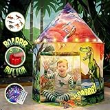 W&O Tenda Dinosaur Discovery para Niños con Botón de Rugido, Juguetes de...