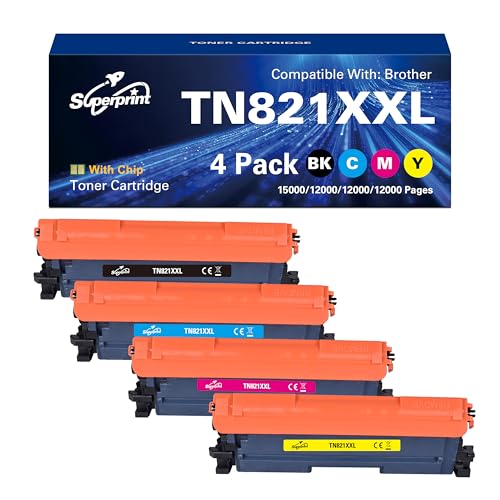 Ajustement parfait TN-821 compatible Brother XXL pour éviter les pannes de toner