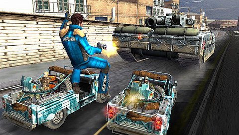 Pursuit Force 'extreme Justice' Psp - vue 5